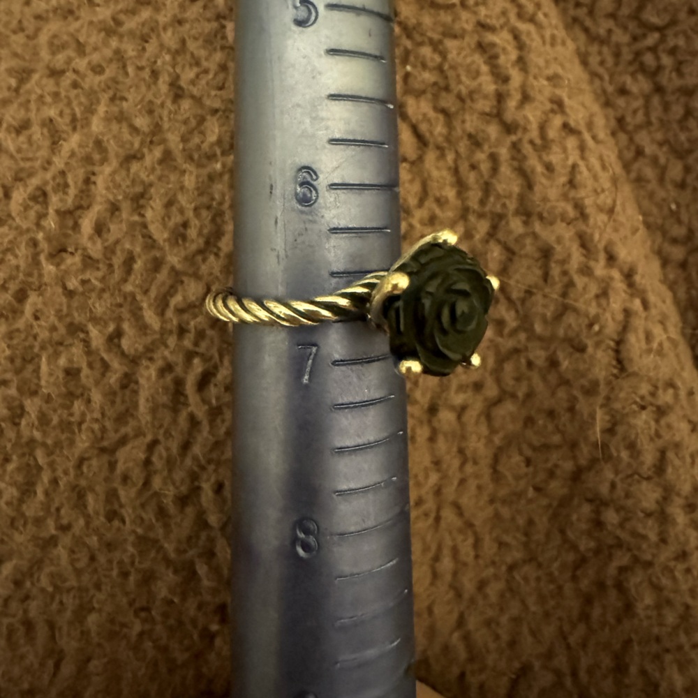 Onyx Rose Ring